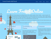 Tablet Screenshot of frenchspanishonline.com